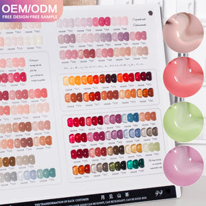 Nueva llegada de alta calidad, juego de esmalte de uñas de Gel UV, hielo transparente, té de la leche desnuda, gelatina de Jade, rosa, LED Soak-Off, esmalte de Gel de gelatina DIY - Product Image 5