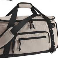 Sac de voyage convertible pour hommes, sac à dos avec fermeture éclair, étanche, pour le sport, la gym, le week-end, bagage à main, grande capacité, léger
