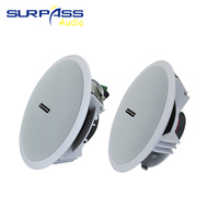 BT812 système de sonorisation Surpass 8 pouces impédance 2*15W système de sonorisation intérieur HiFi haut-parleur de plafond sans fil Blue-tooth
