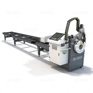 Máquina de Corte Láser de Tubos Automática Pequeña / Máquina de Corte Láser de Tubos de Fibra CNC Simple con Mandril de 100 mm - Product Image 6