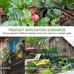 Kit d'irrigation goutte à goutte 25 mètres 1/2 pouce en PVC, système de micro-pulvérisation, ensemble d'arrosage de jardin, solution d'arrosage automatique des plantes - Product Image 3