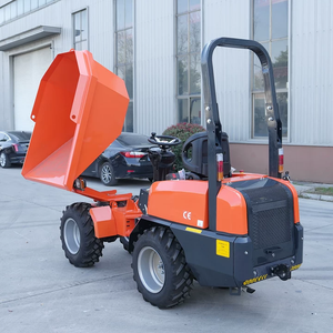 Schnelle Lieferung Selbstladender 1300kg Radkipper Hydraulischer Radkipper für Zuhause Garten-Mini-Gummiradkipper zum Verkauf - Product Image 5