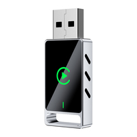 Mini adaptateur sans fil 2-en-1 USB pour CarPlay et Android Auto, adaptateur Type-C CarPlay personnalisable en usine