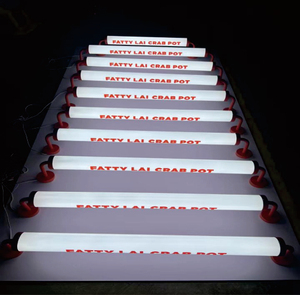 Acrylic Đèn ống với 360 độ <span class=keywords><strong>LED</strong></span> Tùy chỉnh vòng đèn neon, phổ biến Internet phong cách hình trụ hộp Đèn - Product Image 6