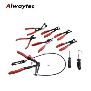 Nouveautés : Ensemble de 9 pinces à collier de serrage pour tuyau automobile, outil flexible pour démonter les joints de câbles, tournevis pour joints d'huile, réparation automobile - Product Image 4