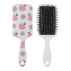 Pettine per capelli da ragazza con stampa frutta di alta qualità, personalizzabile con logo, e pettine imbottito alto e soffice per <span class=keywords><strong>acconciature</strong></span> all'ingrosso - Product Image 1
