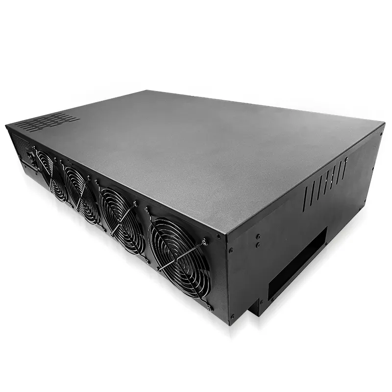 Khung Gầm Card Đồ Họa Máy Tính, Gpu Hệ Thống Barebone Với Bo Mạch Chủ Hoàn Toàn Mới Và Vỏ 8gpu