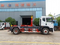 Camion benne à bras articulé diesel 18 tonnes, capacité de charge 10,7 tonnes, véhicule électrique pour le transport de conteneurs de déchets, 4x2, moteur Cummins/Yuchai, pompe