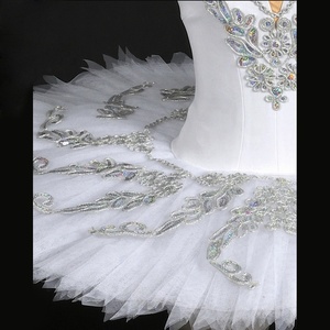 Robe de <span class=keywords><strong>tutu</strong></span> de ballet rose pour filles, costume de danse de princesse féerique pour enfants, jupe en <span class=keywords><strong>tulle</strong></span> à dentelle pour spectacle sur scène, <span class=keywords><strong>tutu</strong></span> de récital - Product Image 5