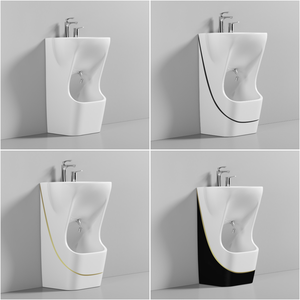 Lavabo de Cerámica Personalizado de 565*440*850mm, Lavabo de Encimera para Baño y Lavandería - Product Image 3