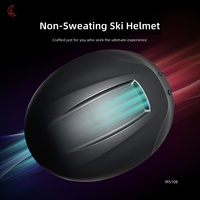 Casque de ski MOON MS108 PCEPS professionnel respirant unisexe monobloc pour l'hiver et le snowboard avec isolation thermique