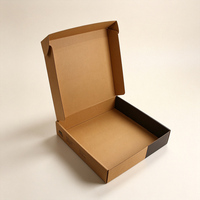 Boîte d'expédition en carton ondulé kraft haut de gamme, pelliculage mat, emballage personnalisé avec logo pour petites entreprises et usage extérieur