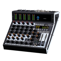 Console de mixage audio professionnelle 6 canaux BMG-06S avec USB pour studio/scène