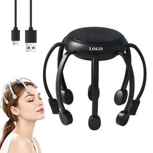 Masajeador de Cabeza Tipo C Octopus 0728, Dispositivo Inalámbrico Portátil para el Cuero Cabelludo, ABS+PP, Recargable, Mini Máquina - Product Image 3