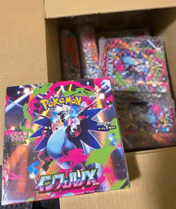 YY nuevas cartas Pokémon japonesas Mega M2 Inferno X caja booster TCG con cartas flash - Product Image 6