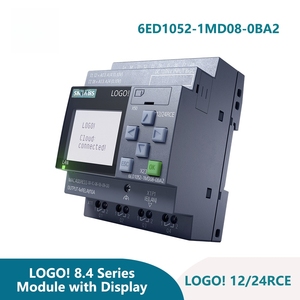 Controlador PLC Siemens LOGO! 12/24RCE 6ED1052-1MD08-0BA2 con pantalla, salida de transistor, 8 entradas/4 salidas y microSD - Product Image 4