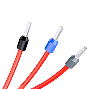 8mm 12mm dây ferrule crimper Bộ 1200pcs AWG24-7 Đồng bootlace thiết bị đầu cuối pin dây kết thúc thiết bị đầu cuối dây uốn tóc bồng công cụ Kit - Product Image 2