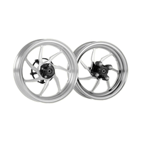 Roue en alliage d'aluminium forgé CNC, nouvelle, 12 pouces, légère, pour moto 125cc, 2014-2025
