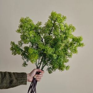 Arreglo de Flores Artificiales de Color Morado, Plástico Suave, Alta Simulación, Decoración para el Hogar, Accesorios para Bodas - Product Image 4