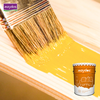 Prix raisonnable NC finition bois laque noir rouge apprêt meubles à base d'eau vernis cire cerisier bois revêtement peinture