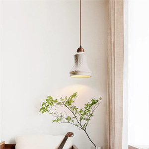 Creative Nordic Minimalist Style Concrete Chandelier Wabi-Sabi Rustic Design for <b>Dining</b> Room Entryway Bedside Zen-Inspired - Product Image 1
