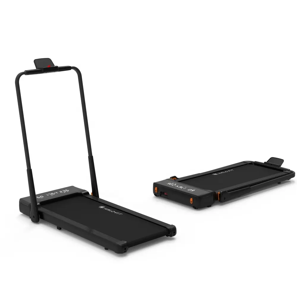 Treadmill mini elektrik untuk penggunaan kantor rumah tangga treadmill jogging senyap portabel