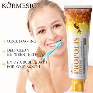 KORMESIC 100g vente en gros de dentifrice <span class=keywords><strong>naturel</strong></span> blanchissant soins bucco-dentaires dentifrice à la propolis fraîche - Product Image 5