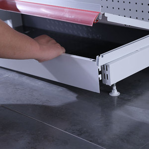 Estantería Metálica Personalizable para Supermercados, Estantería de Góndola Resistente para Tiendas de Comestibles, Respaldo Ajustable, Rápida Instalación - Product Image 5