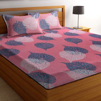 Parure de lit enfant 100 % coton imperméable, écologique, 400 fils, motifs unis, floraux, rayés et personnages de dessins animés – Meilleures ventes |