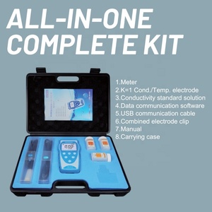 Kit de conductimètre portable précis <span class=keywords><strong>TDS</strong></span>/EC/affichage de commutateur de salinité/résistivité avec enregistreur de données IP57 pour une utilisation sur le terrain - Product Image 6