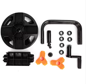 Chariot à <span class=keywords><strong>enrouleur</strong></span> de tuyau de 20 m <span class=keywords><strong>avec</strong></span> support de pistolet pulvérisateur, <span class=keywords><strong>enrouleur</strong></span> de tuyau <span class=keywords><strong>d</strong></span>'eau portable pour l'<span class=keywords><strong>arrosage</strong></span> du jardin et le lavage de voiture - Product Image 3