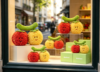 Peluche OEM de haute qualité en tissu doux pour enfants, idéale comme cadeau promotionnel d'entreprise