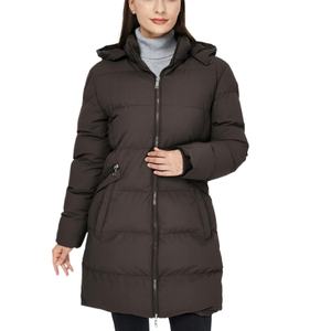Manteaux d'hiver grande taille, manteaux longs sur mesure pour femmes, vêtements chauds à capuche rembourrés en coton, manteau long d'hiver pour femmes - Product Image 1