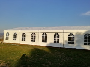 Tentes d'événements haut de gamme avec structure en aluminium, fenêtres et porte en verre, <span class=keywords><strong>tente</strong></span> d'événements extérieure en PVC pour événements, mariages, fêtes et services religieux - Product Image 5