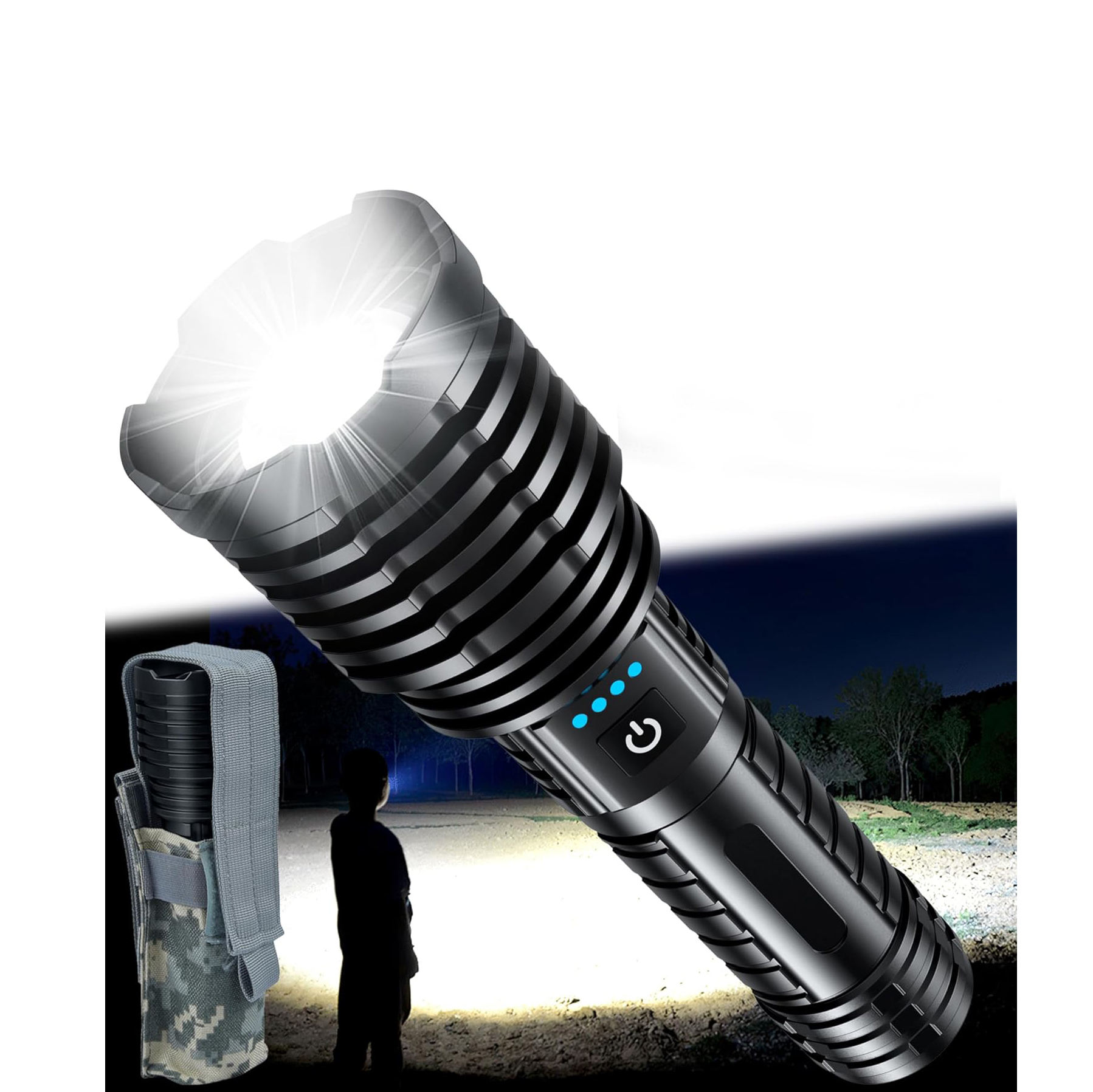 Lampe de poche avec batterie