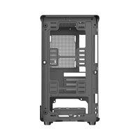 Airflow GAME Mid Tower Gaming PC Chassis Mini Micro-ATX Gamer Case with Side Panel Window and Water Cooling Support