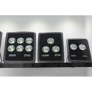 Projecteur LED 300W IP66 pour extérieur, montage mural, large faisceau, corps en aluminium - Product Image 2