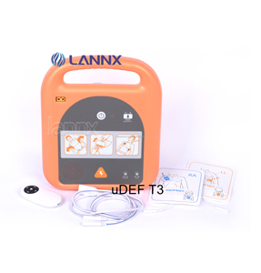LANNX uDEF T3 Entraîneur de défibrillateur cardiaque de premiers soins de haute qualité Entraînement de défibrillateur externe automatisé portable - Product Image 1