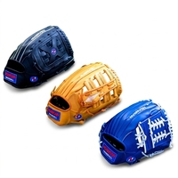Gants de baseball en cuir de vachette de 12 pouces pour lanceur, en cuir de porc et PU, pour adultes et enfants, bleus, pour softball, vente en gros