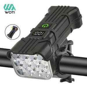 ยัวลี่ไฟหน้าจักรยาน LED แบบชาร์จไฟได้พร้อมแตร 4 โหมดกันน้ำ IPX4 สำหรับจักรยานเสือภูเขาขี่กลางคืนอุปกรณ์ปั่นจักรยาน - Product Image 1