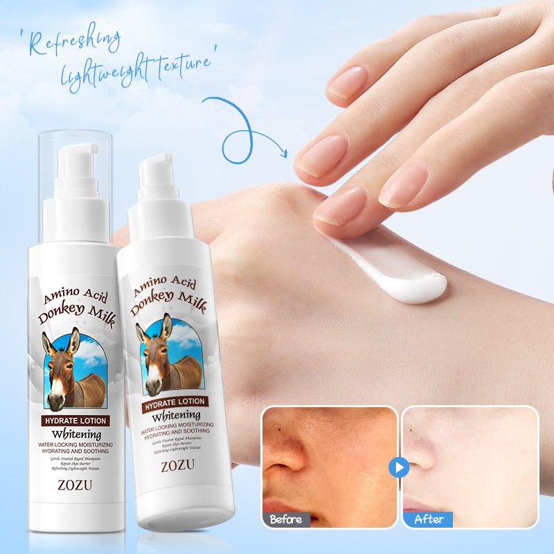 ZOZU Private Label Donkey Milk Facial Serum with Vitamin C