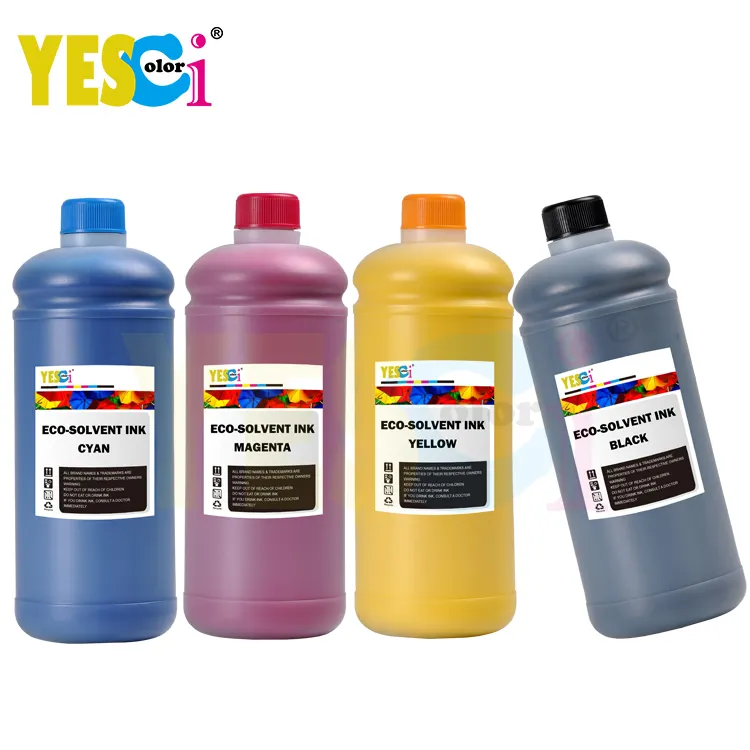 Sì-inchiostro Eco-solvente colorato SS2 inchiostro bianco per testina di stampa Mimaki JV3 stampante digitale prezzo di vendita di fabbrica