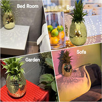 Boule disco miroir Chuang De en forme d'ananas doré, idéale pour les réunions de famille, les fêtes sur le thème des fruits, la décoration intérieure – Vente chaude, durable, en gros