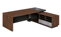 Meubles de bureau modernes, protection environnementale E0, panneau haute densité, bureau modulaire extensible, bureau intelligent, bureau de luxe pour PDG
