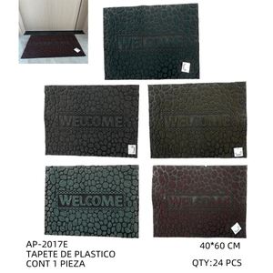 CASAMAX WL AP-2017E Tapis de bienvenue en plastique durable pour entrée de maison, facile à nettoyer, pour un style classique et premium - Product Image 1