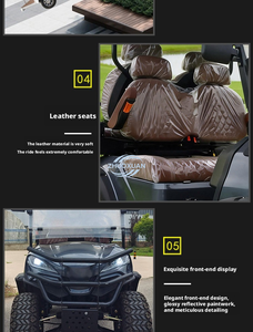 Nuevo Modelo de Carro de Golf Eléctrico Ligero, Personalizable con Logotipo y Color, Vehículo de Baja Velocidad para Jardín Privado o Resort de Golf - Product Image 6