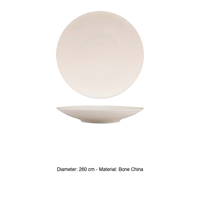Athens Bone China Tiefer Teller 26 cm Coup Gourmet Gural -6