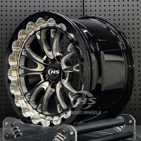 Jantes de course forgées sur mesure en alliage d'aluminium avec système Beadlock, tailles 15x10, 17x5, 18x5, entraxe 5x114.3, pour Chevrolet C10, GMC Sierra, GTR
