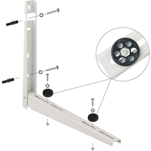 Soporte <span class=keywords><strong>de</strong></span> <span class=keywords><strong>aire</strong></span> <span class=keywords><strong>acondicionado</strong></span> OEM Mini-Split, soporte resistente montado en la pared exterior para <span class=keywords><strong>aire</strong></span> <span class=keywords><strong>acondicionado</strong></span> sin ductos al <span class=keywords><strong>aire</strong></span> libre, bombas <span class=keywords><strong>de</strong></span> <span class=keywords><strong>calor</strong></span> - Product Image 3