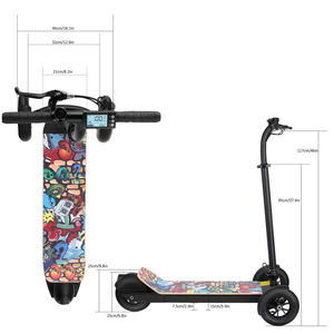 ESWING gran oferta 500W 48V monopatín eléctrico barato Velocidad máxima 30 KM/H patinete eléctrico pequeño - Product Image 5